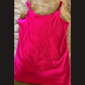 NOBO Women's Pink Tank Top Size L – Soft Cotton Blend‎ Sleeveless Tee